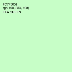 #C7FDC6 - Tea Green Color Image